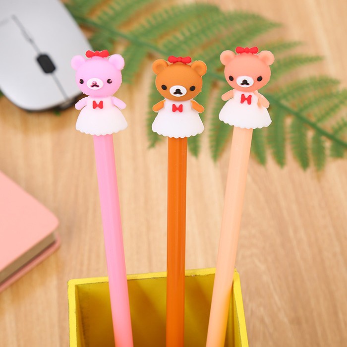 

Pulpen Unik / Lucu Motif Anak Gadis Beruang Berpita