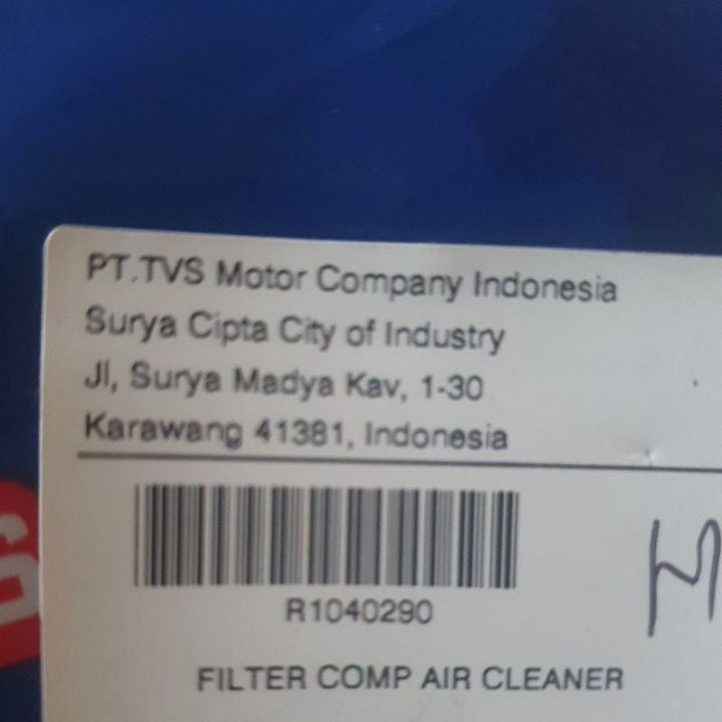 Filter Udara Neo/Rockz TVS ( Filter Comp Air Cleaner )