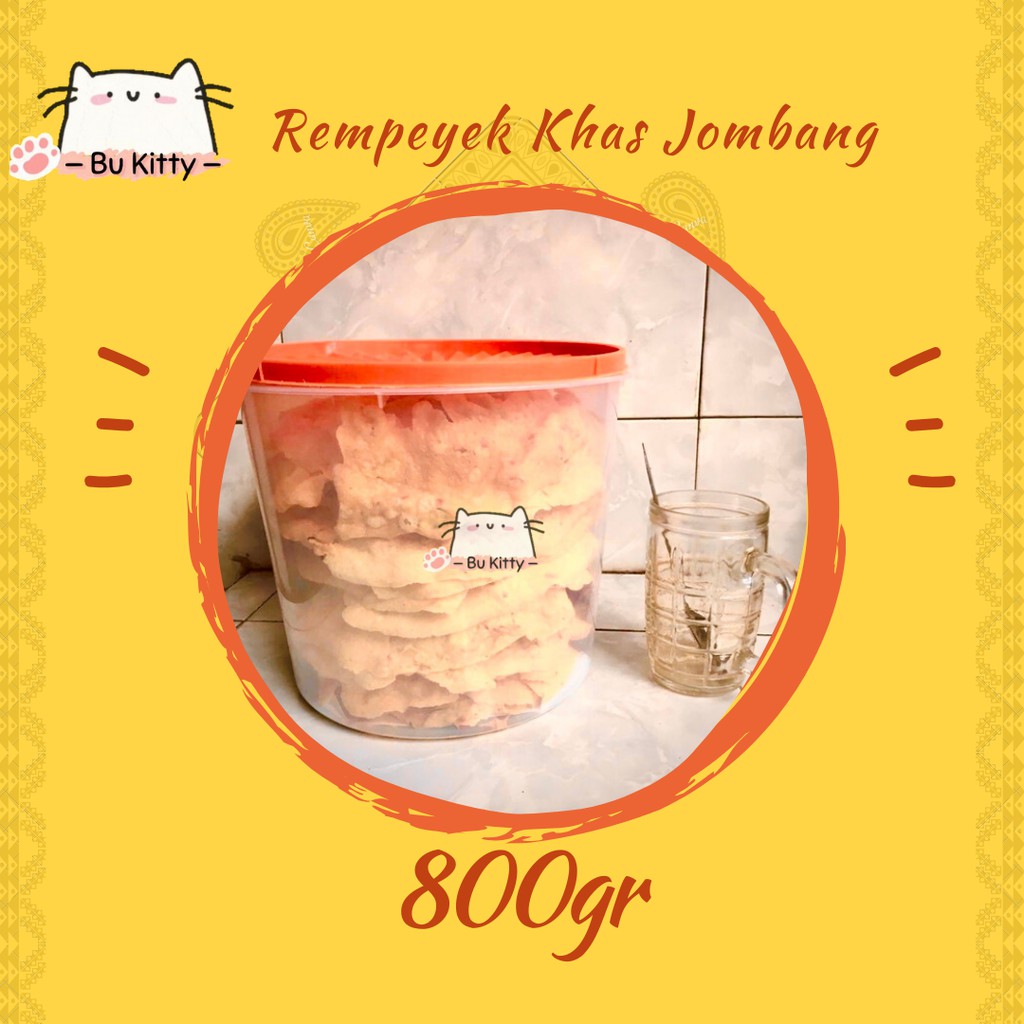 

Rempeyek Krenyes Khas Jombang (800 gram) + Ekstra Bubble Wrap