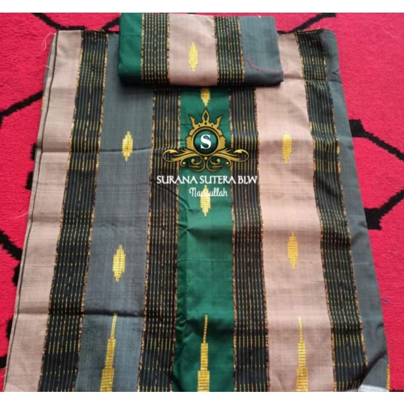 ✔SURANA002 _ Kain sutra sarung sutra bugis lipa sabbe sarung khas bugis sarung tenun sengkang