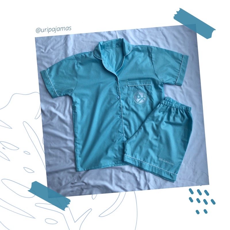 Hospital Playlist Piyama | BABY BLUE | Hospital Playlist Merchandise | Katun-Bordir