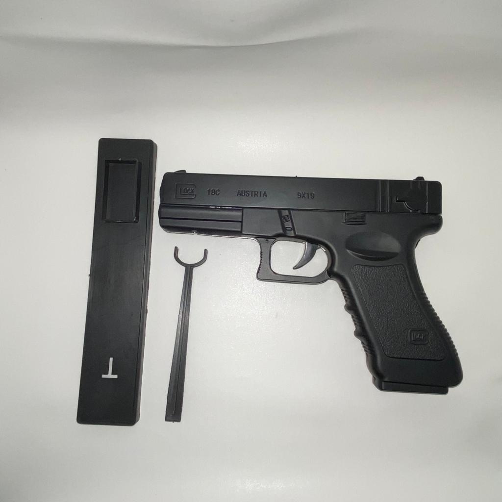 KOREK API PAJANGAN PISTOL GLOCK 18 KOREK API GAS ISI ULANG GAS