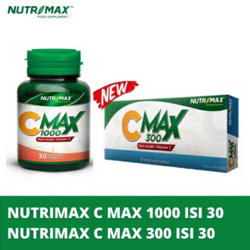 NUTRIMAX C MAX 1000mg/Nutrimax C Max 300mg/Vitamin C
