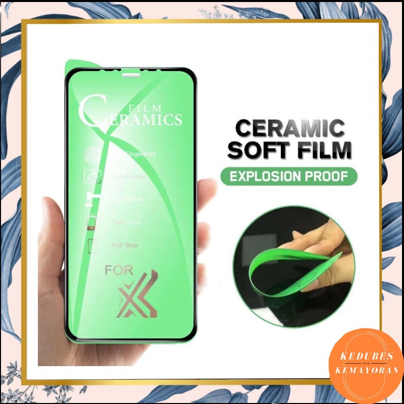 TEMPERED GLASS CERAMIC FOR OPPO A12/A33/A1K/F5/F3/F3+/A7 PREMIUM QUALITY [KK]