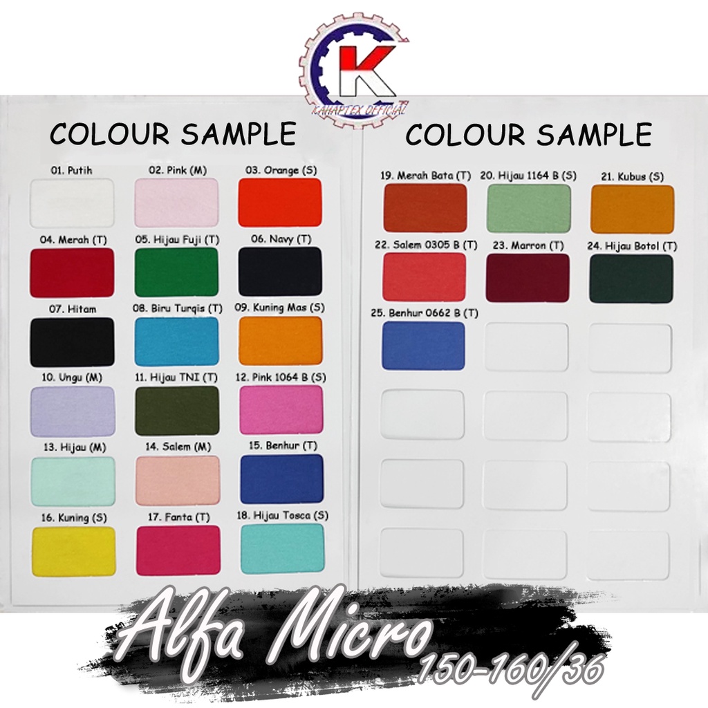 

Buku Kahaptex Katalog Warna Kain Knitting dan Woven