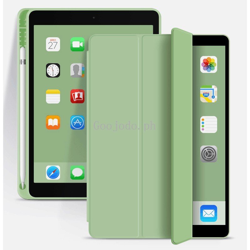 Case Pelindung Bahan Silikon Kulit Dengan slot Pena Untuk IPad air 3 2019ipad 10.2 2018 Apple 9.7 inch air Mini 5