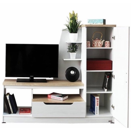 MEJA TV MINIMALIS LVR-130 P BUFFET KACA TV MINIMALIS MEJA TV SERBAGUNA