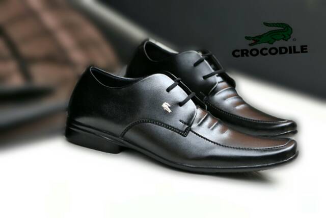 Cod Siap Kirim Sepatu Pria Crocodile Pantopel / Kerja Formal Kantoran Murah.,.11