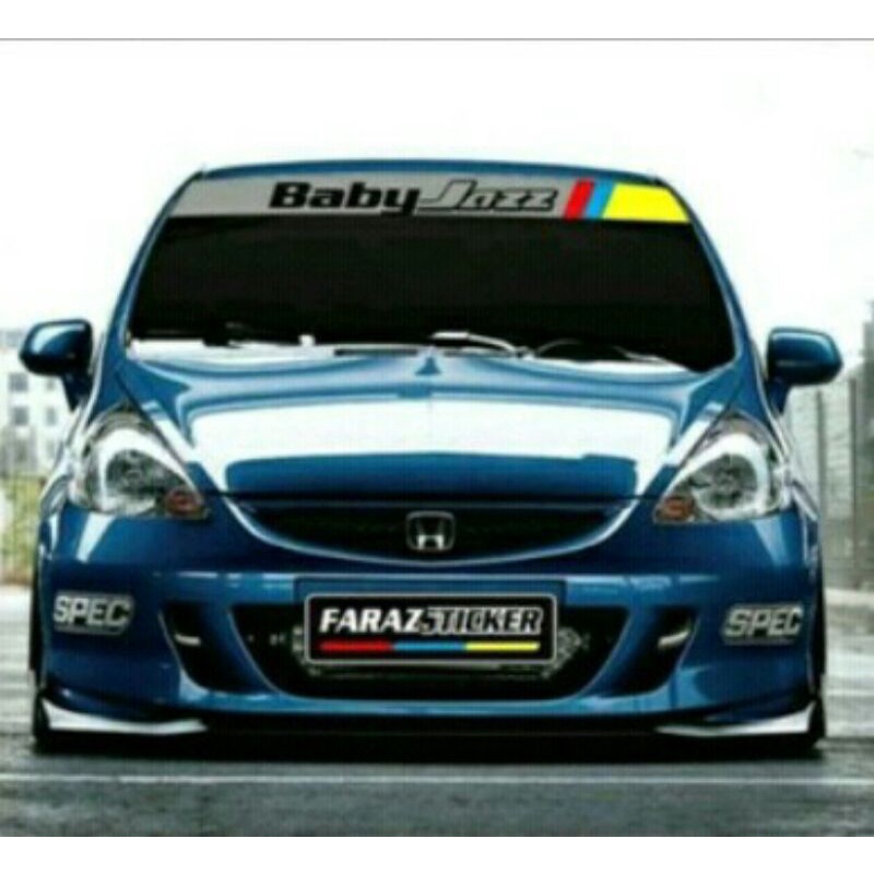 cutting sticker custom kaca mobil depan mobil jazz brio avanza sigra dll..