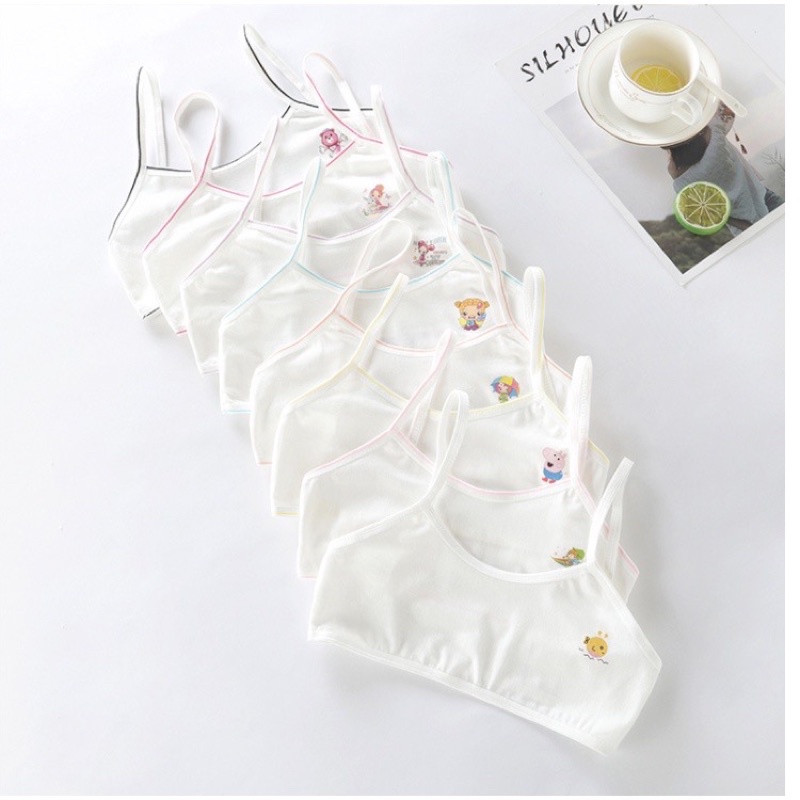 Miniset Anak Perempuan Remaja SD SMP Mini Set Bra BH Kutang Beha Remaja Busa Polos Miniset Daisy Tali Kecil