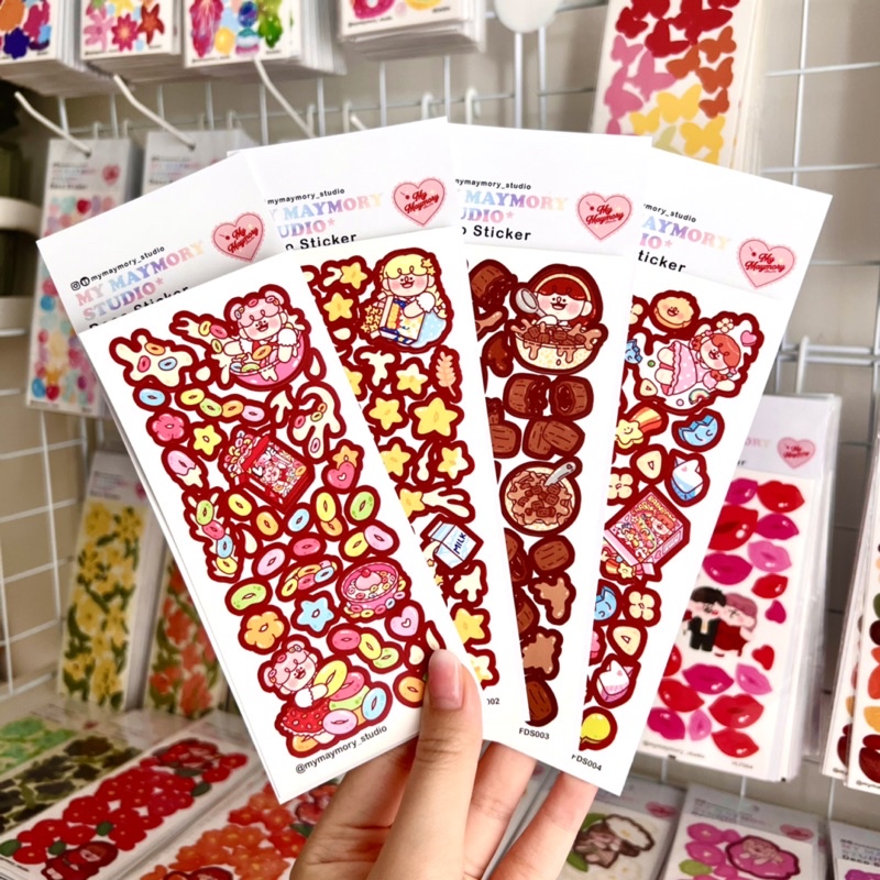 

[mymaymory_studio]"Character Cereal" Stickers for Polco/Journal/Planner/Decoration