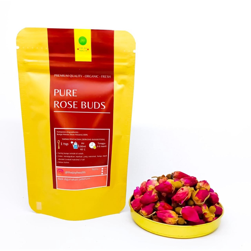 

Teh Bunga Mawar Kering Pure Dried Red Rose Buds