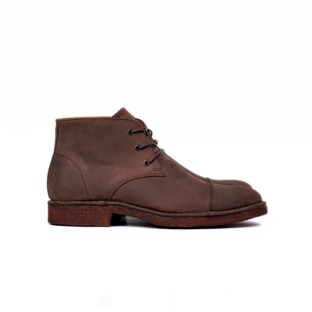 Koku Footwear Sepatu Boots Kulit - Jonas Brown