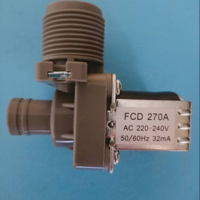 Solenoid mesin cuci 90 derajat / water valve selenoid mesin cuci