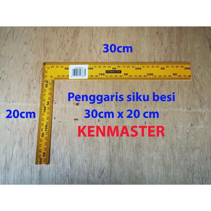 

penggaris siku besi 30cm x 20cm besi tebal besi siku KENMASTER