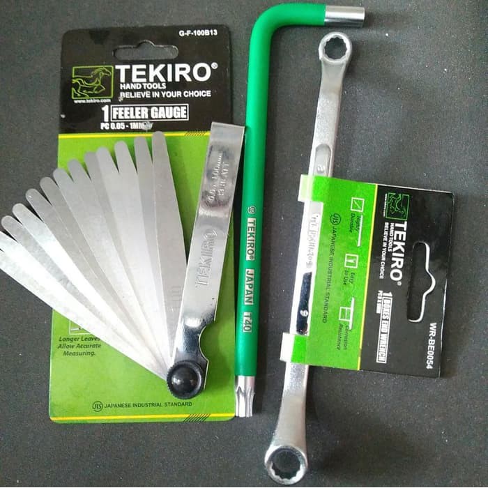 Kunci Stelan Klep Tekiro 3 Pcs - Kunci Setelan Klep Motor Tekiro - Kunci Klep Tekiro