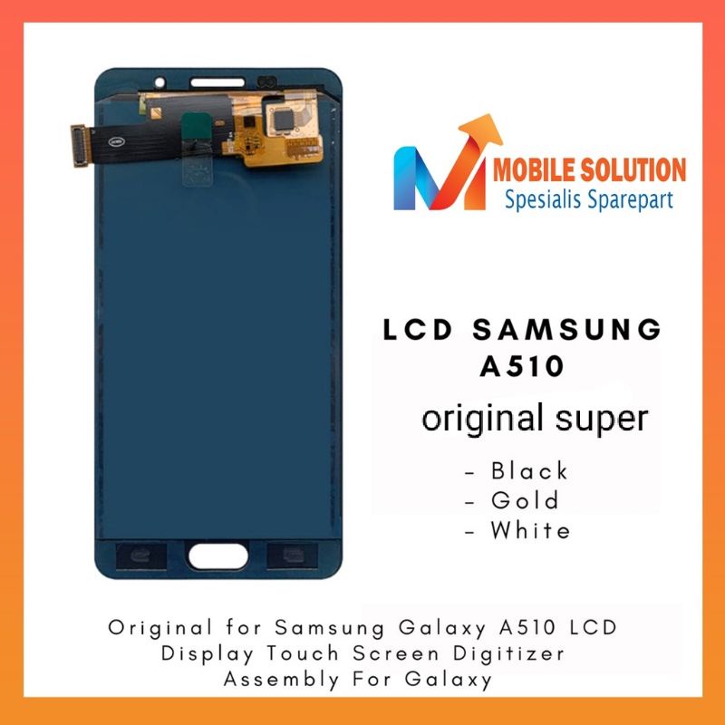 Grosir LCD Samsung A5 2016  LCD Samsung A510F 100% Fullset Touchscreen Garansi 1 Bulan + Packing/Bubble