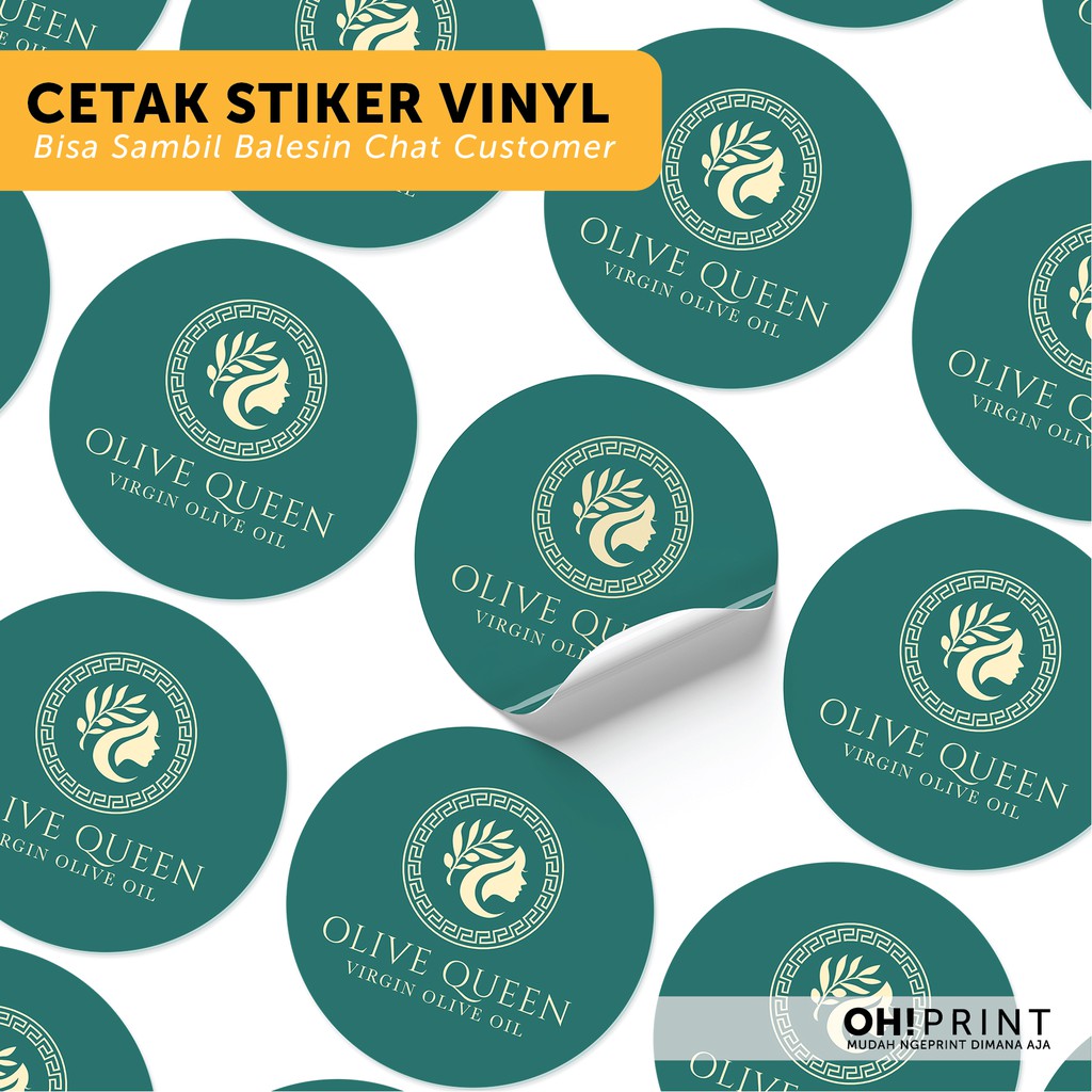 Cetak Sticker Stiker Label Kemasan Label Makanan Cetak Label