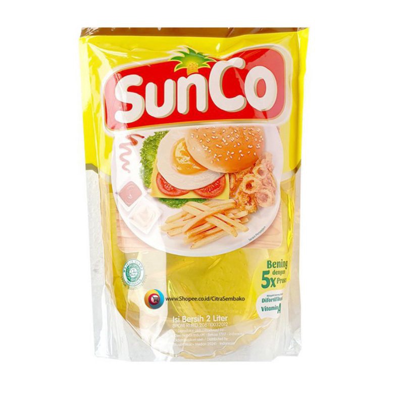 

minyak goreng SUNCO 2L sanko refill sanco refil