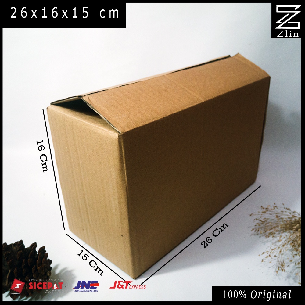 

Kardus Packing Singgle wall P26xL16xT15Cm Tebal (untuk dijual)