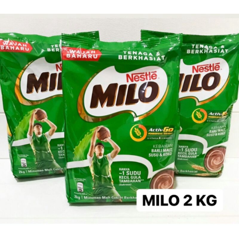 

Milo Malaysia 2kg Kemasan Terbaru Bungkus Import Malaysia