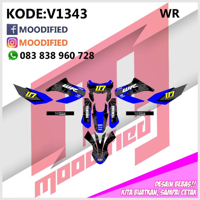 Decal WR 155 Custom
