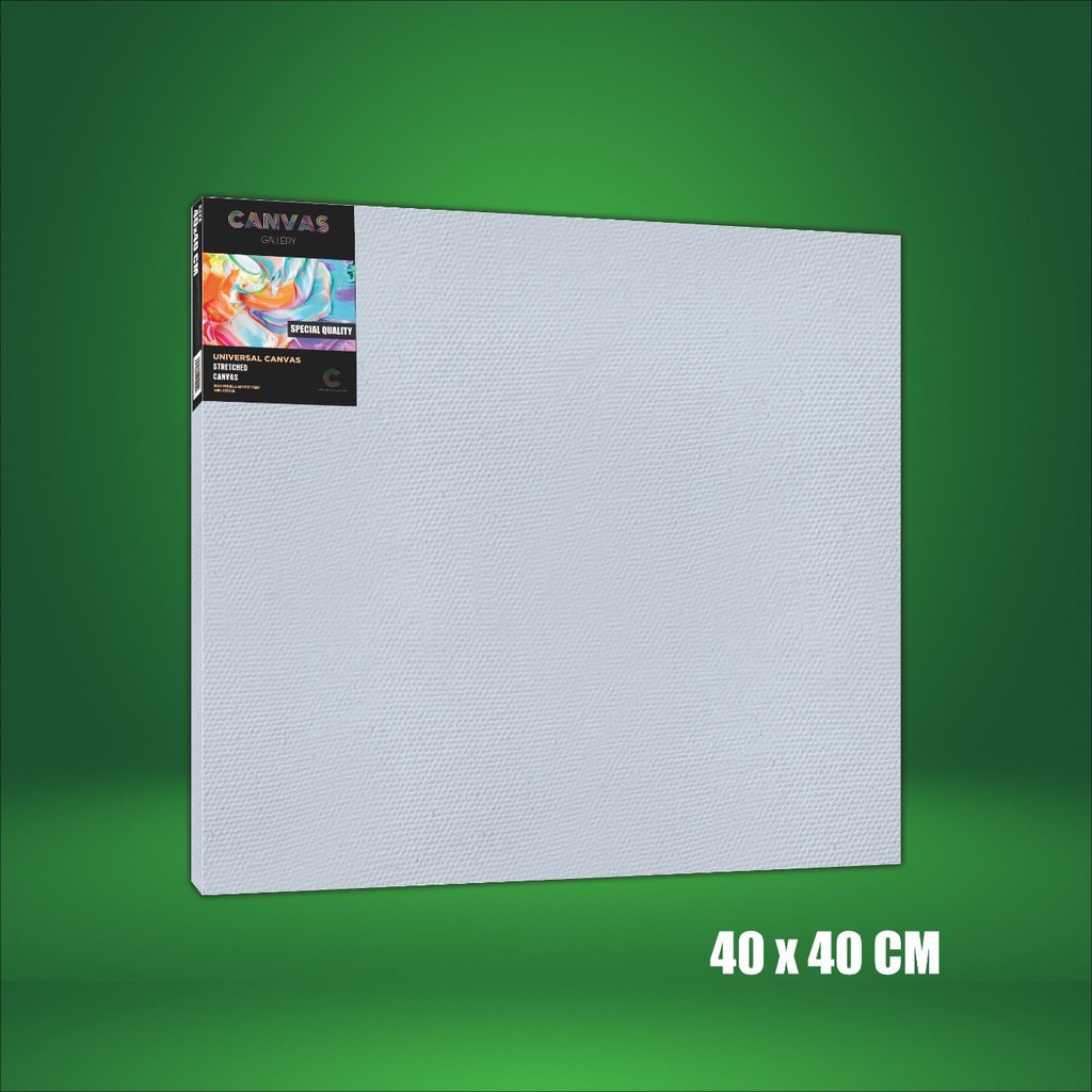 

KANVAS LUKIS 40X40 CM / WHITE CANVAS 40X40 CM / STRETCHED CANVAS - HIGH QUALITY (BIG WOOD)