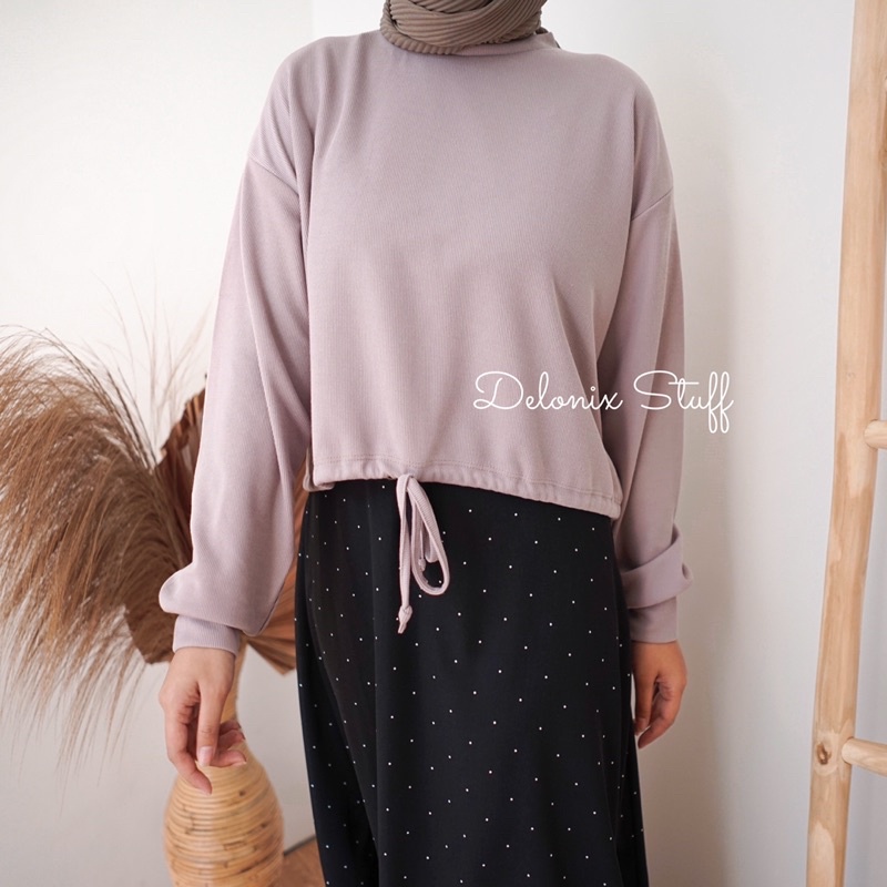 sheilla knit crop TOP