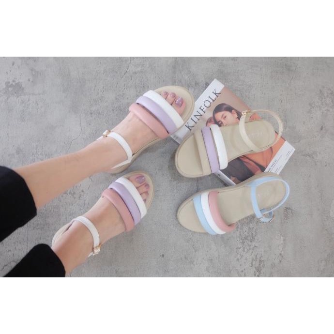 Bluebells Sepatu Wedges Tali Wanita 3cm -Bress TERHEBOH