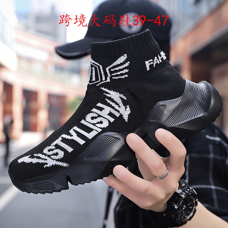 Promo COD Terbaru Sepatu Pria Wanita Termurah Asli Pabrik Kualitas Import 39 s/d 47 Ukuran Besar-Hitam