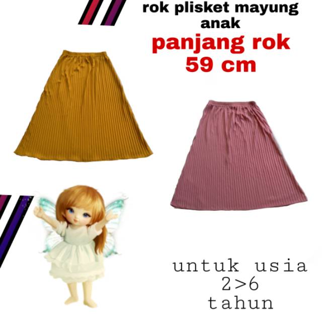 Rok plisket anak | Shopee Indonesia