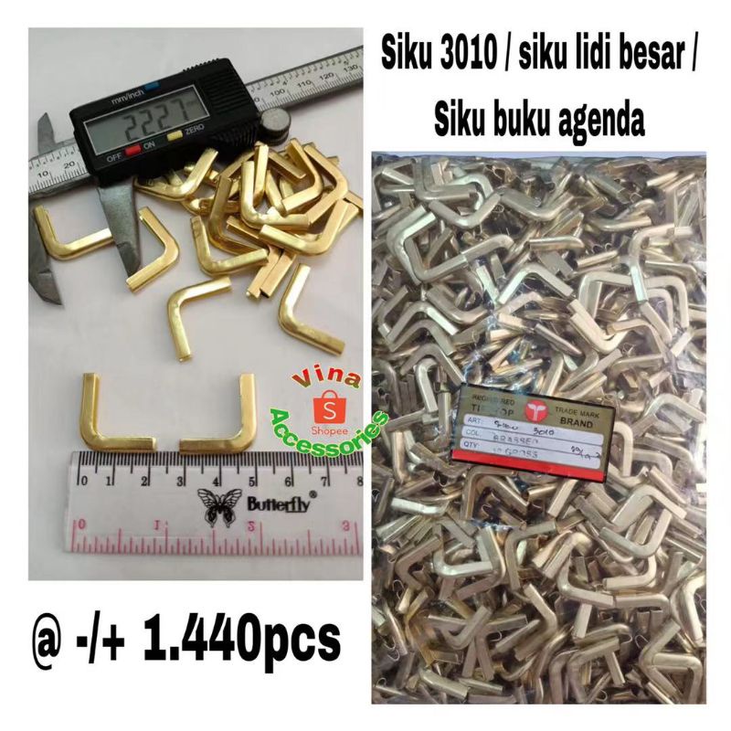 siku lidi besar / siku buku yasin / siku buku agenda gold / 10gross