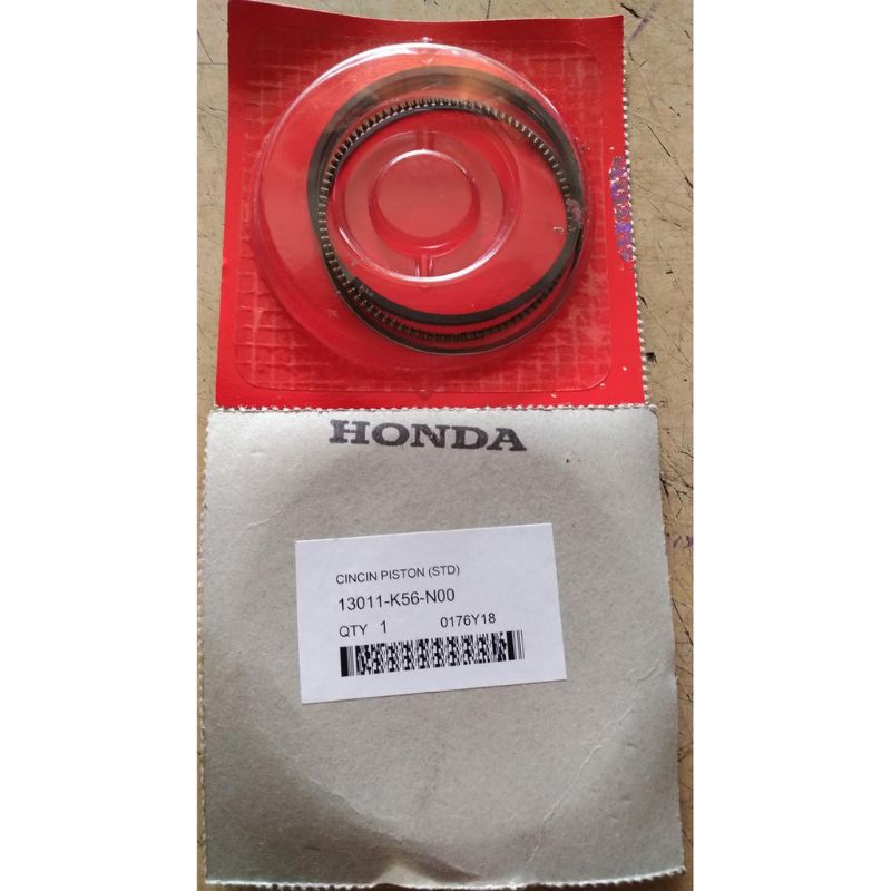 13011-K56-N00 RING SET PISTON (STD) SONIC 150R K56 ORIGINAL