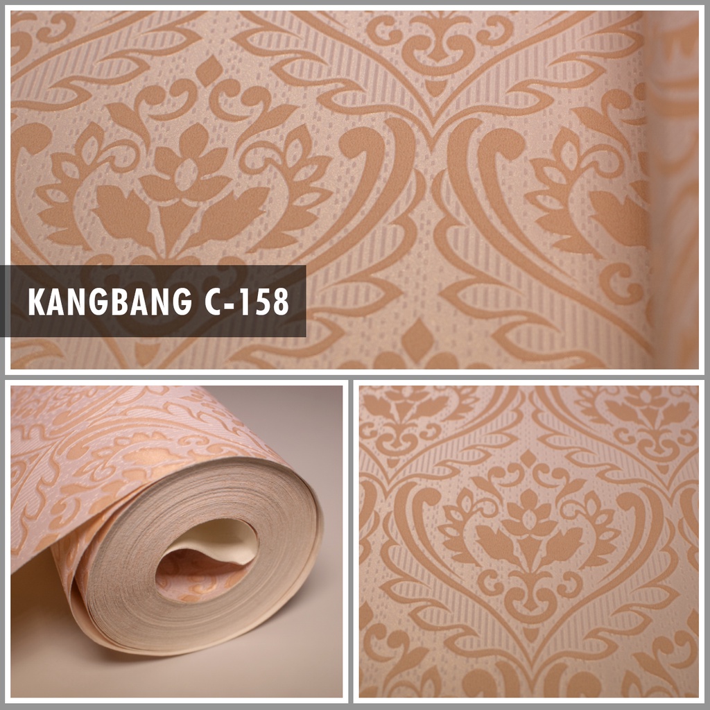Wallpaper Dinding bahan Vinyl Premium Kode C154-C161//Ukuran 53cm x 10m//Fabelio Wallpaper//Murah Meriah