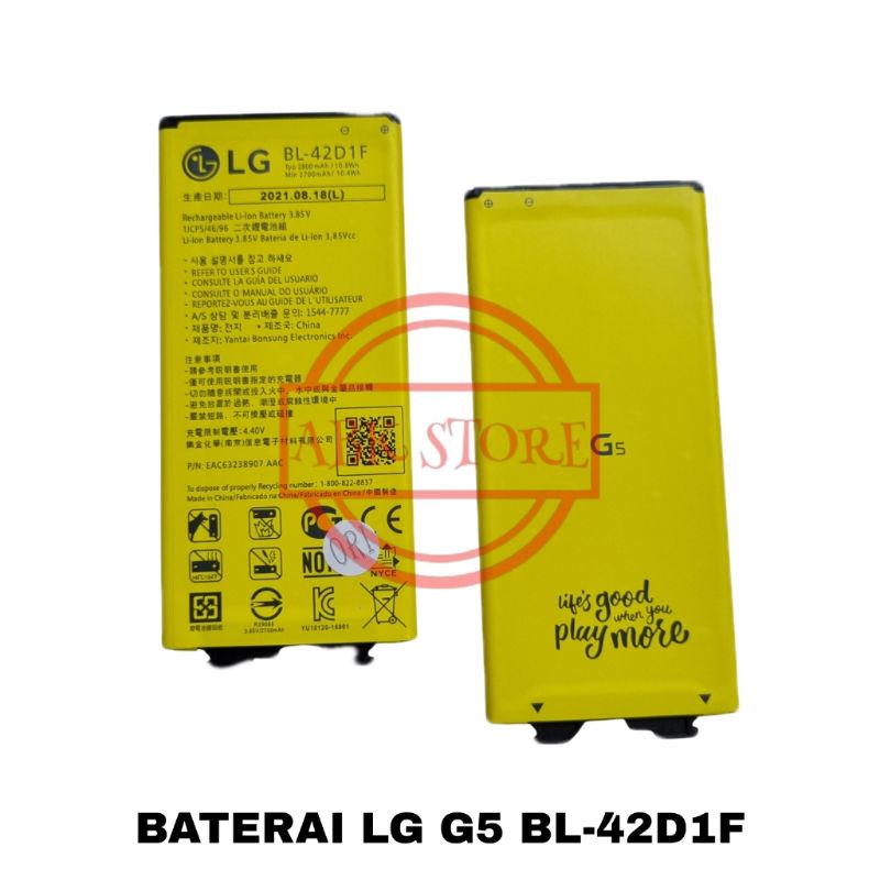 BATRE BATERAI BATTERY LG G5 BL-42D1F ORIGINAL