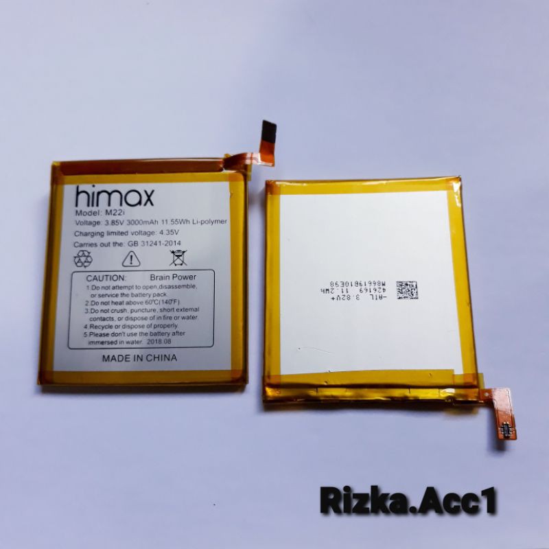 Baterai Batre Himax H Pro Hi-Fi / Himax M22i Original Oem Battery Hp