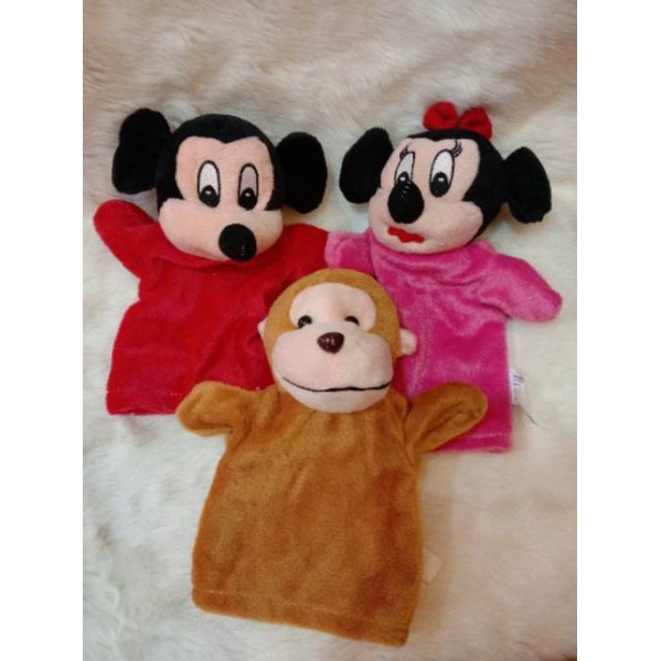 Boneka Tangan Boneka Mini Mainan Boneka Anak Boneka Bebek Boneka Panda Boneka Mini mouse