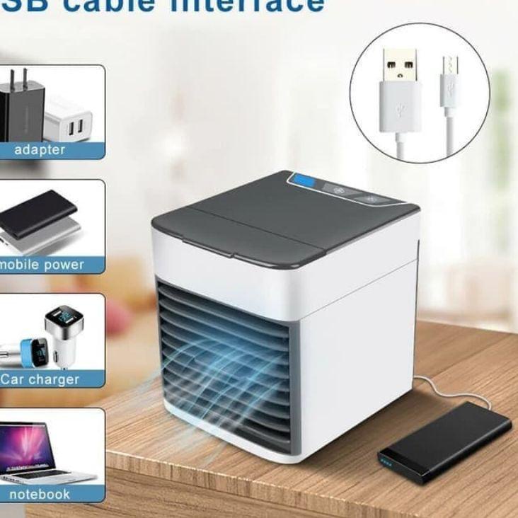 Recomended.. KIPAS ANGIN AC MINI PENDINGIN PENYEJUK AIR COOLER RUANGAN KAMAR TIDUR PORTABLE PORTABEL