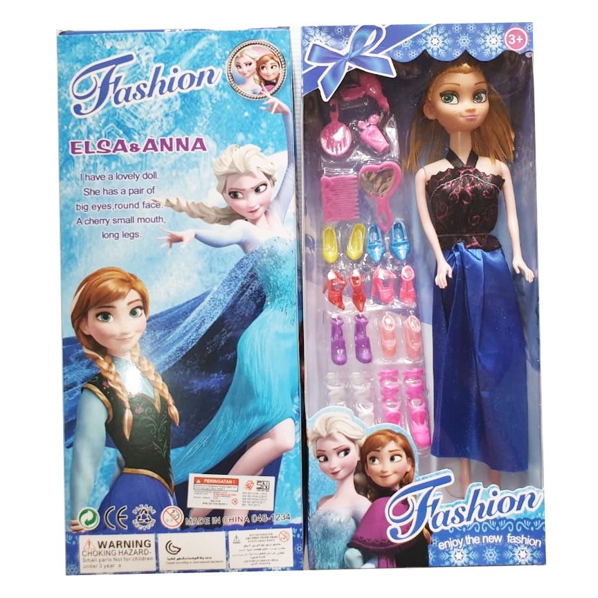 Mainan Boneka Baby Doll 1 Pc -  Boneka Karakter - anna atau Elsa