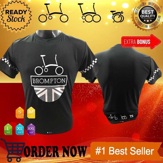 Jersey Sepeda Brompton Tshirt Sepeda Lipat Haradakus