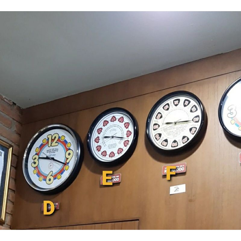 Jam Dinding Joger Bali Terbalik