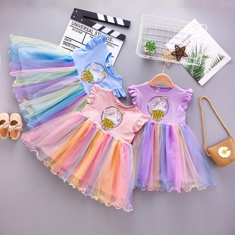 Dress anak Perempuan Gaun Pesta dress tutu bayi import