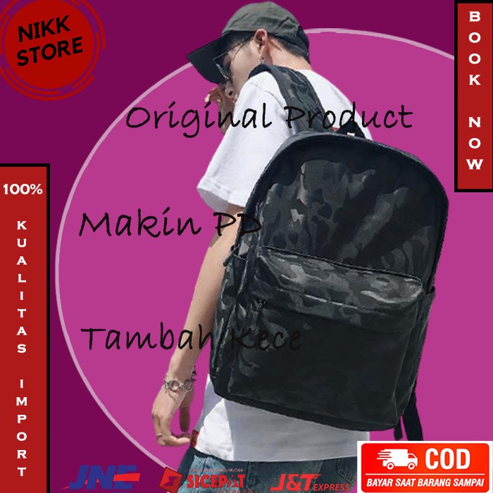 Tas Ransel Cowok Tas Punggung Import Keren Distro Impor Ori Kekinian AB322