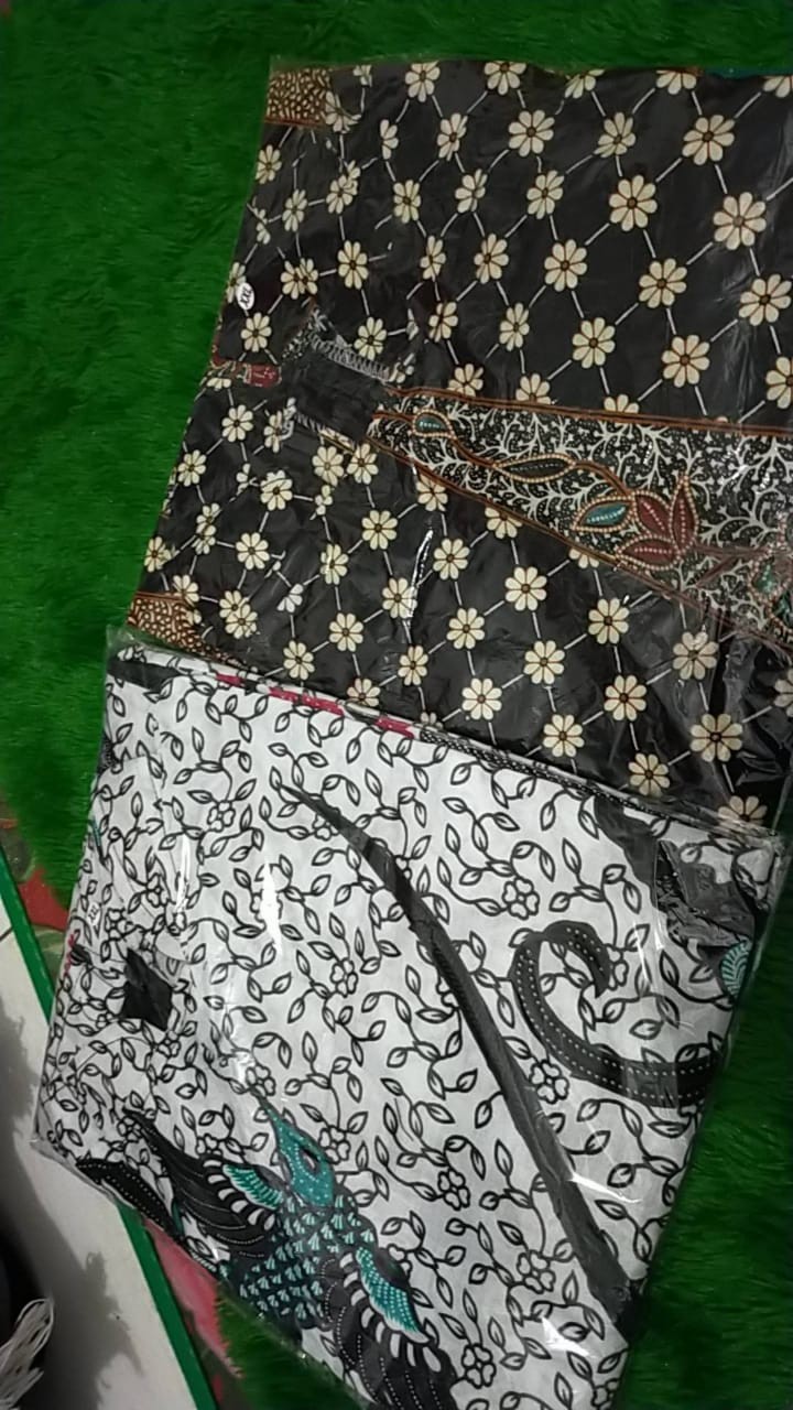 Tunic Serut Genes Jelita Tunic Navbor Yelbor Whitbor Creambor Tunik Batik Modern Pekalongan