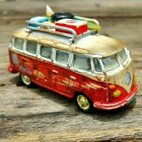 Greenlight Volkswagen T1 Custom, Hotwheels Custom, Vw Custom