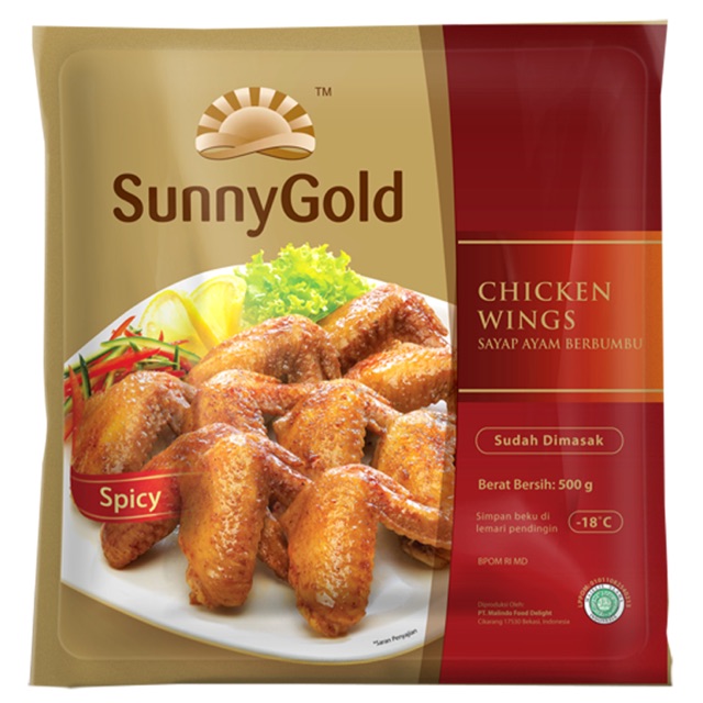 

Chicken Wings Sunny Gold