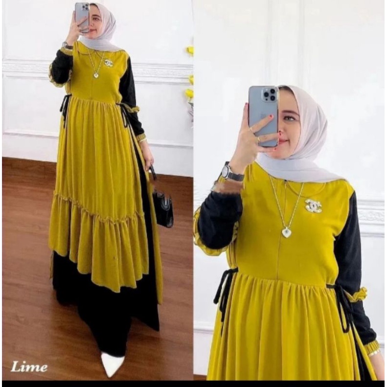 Gamis prianka dress maxy