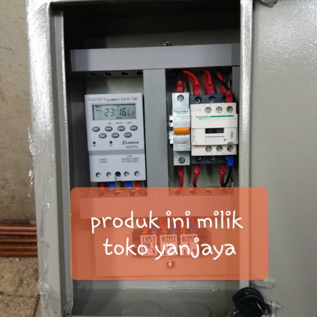 PANEL LAMPU DIGITAL TIMER LARKIN