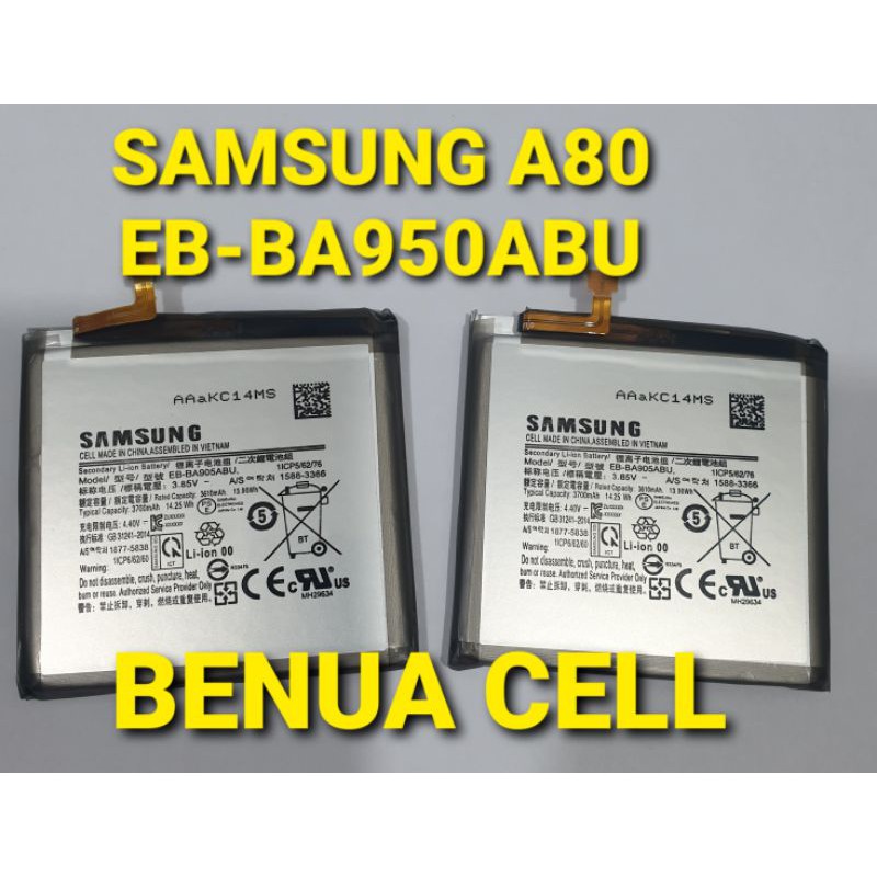 BATRE BATERAI BATEREI SAMSUNG GALAXY A80 EB-BA950ABU