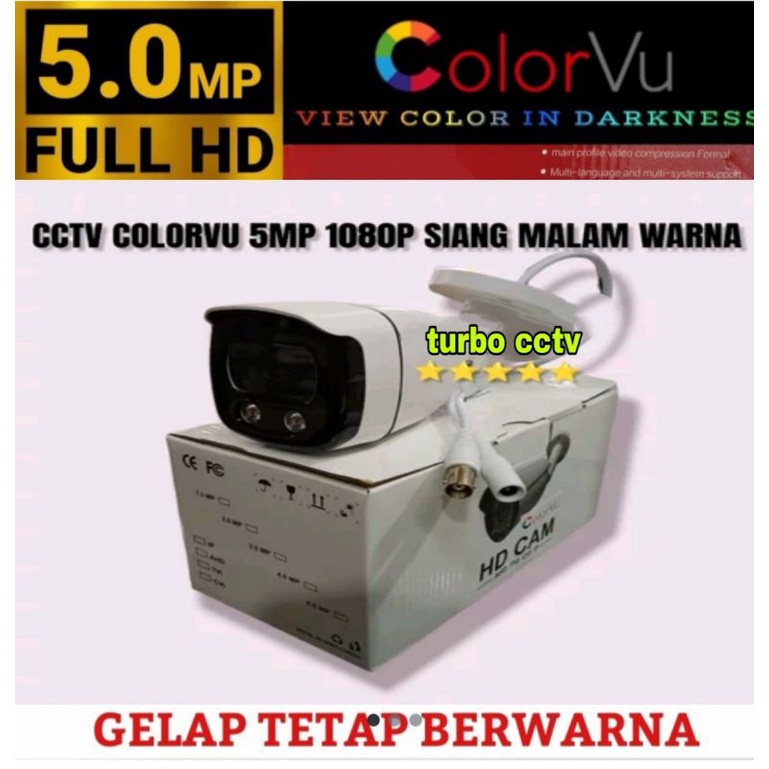 PAKET CCTV COLORVU FULL COLOR 16 CHANNEL 5MP TURBO HD 1080P IR SONY